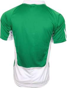 Maillots et shorts de football en polyester 100% à séchage rapide, impression de logo sur le devant, évacuation de l'humidité, commandes personnalisées, usine basée au Pakistan - Product Image 2