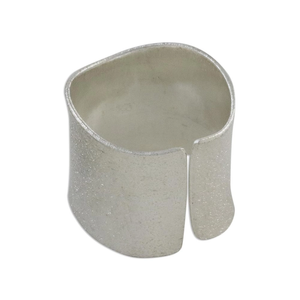 แหวนห่อสไตล์คริสเตียนสำหรับทุกเพศแหวนแฟชั่นเงินสเตอร์ลิงทำด้วยมือ - Product Image 3