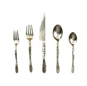 Juego de Cubiertos de Metal de acero inoxidable de lujo, vajilla elegante, cuchara, tenedor, cuchillo, juego de cubiertos para el hogar, cocina y comedor - Product Image 1