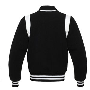 Veste universitaire prix de gros fabriquée sur mesure au Pakistan fabrication faite avec logo veste de grande taille bon marché de haute qualité - Product Image 3