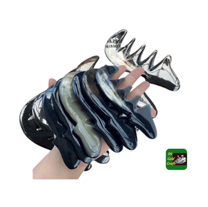 Peigne en corne de buffle de grande taille de meilleure qualité fabriqué à la main par Tayyab pour la coiffure et le toilettage Agate - Product Image 4