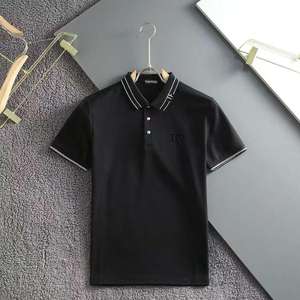 Camiseta de Manga Corta con Estampado 3D en Relieve para Hombre, Diseño Elegante y Tejido Elástico Cómodo para Fiestas - Product Image 5