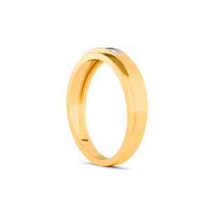 Bague élégante pour homme avec diamant rond brillant, design sophistiqué, parfaite pour les occasions spéciales, le port quotidien ou comme cadeau - Product Image 3