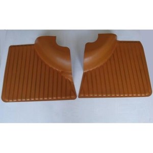 Fiat 500 L Coppia Pannelli Posteriori Ocra a Canalette <b>Car</b> <b>Mats</b> - Product Image 1