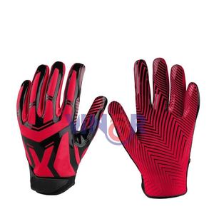 Guantes de Esqueleto Acolchados de Fútbol Americano Genuinos, Cómodos Guantes de Protección para las Manos, Servicio OEM Personalizado con Función Adhesiva - Product Image 4