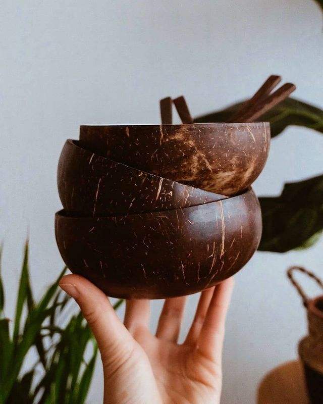 Natural coconut color