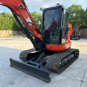 Mini-excavatrice Kubota U50-4 5T d'occasion, petite taille, d'origine japonaise.  Kubota U50, U55, KX163, KX165, KX155, KX183 d'occasion. - Product Image 4