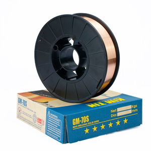Kim Tin OEM ODM Acero de alta resistencia a la tracción 2,5mm Alambre de soldadura de CO2 Alambre de soldadura de acero de MM Alambre de soldadura de acero de la ER70S-6 - Product Image 1