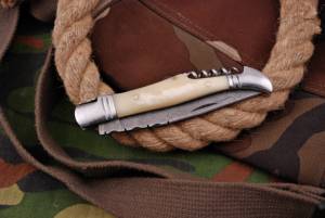 ดามัสกัสมีดผลไม้เหล็กแบบพกพากลางแจ้งพร้อมที่จับกระดูกอูฐดามัสกัสเหล็กบ้านไวน์เนื้อใช้ในอุตสาหกรรมตั้งแคมป์ - Product Image 5