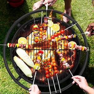 Foyer extérieur moderne en métal, au gaz naturel, portable, chauffage de jardin, ambiance de patio, rassemblement du soir, vente en gros directe - Product Image 4