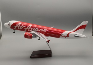 เครื่องบินจำลองขนาดใหญ่ 46 ซม. 43 ซม. รุ่น A380 A350 A320 Boeing777 747 787 ของที่ระลึก มีเสียง มีไฟ สามารถเลื่อนได้ ทำจากเรซิ่น เหมาะสำหรับเป็นของขวัญโฆษณา - Product Image 4