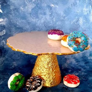 Support à gâteau en métal de qualité commerciale avec base antidérapante Outils de boulangerie durables du fabricant et fournisseur indien - Product Image 1