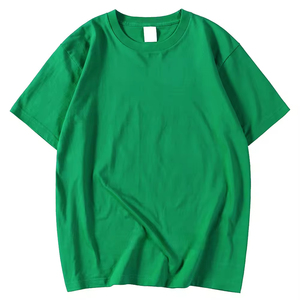 T-shirt décontracté pour homme en coton 100% de haute qualité, col rond, manches courtes, respirant, prix de gros abordable - Product Image 2