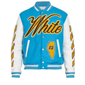 Meilleur Prix Style Décontracté Collège Varsity Veste Logo Personnalisé Laine Broderie Hiver Plus La Taille Baseball Letterman Varsity Bomber - Product Image 1