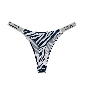 Slip perizoma con strass lucidi e sexy per fitness femminile, sport, sollevamento fianchi, vita bassa, taglio a vita alta - Product Image 3