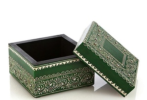 Cadeaux islamiques Mosquée du croissant Sadaquah Box Ramadan Tirelire en bois Eid Mubarak avec comptoir - Product Image 4