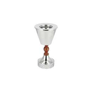 Soporte de incienso árabe hecho de metal y madera con bandeja Bakhoor soporte de fragancias aromáticas de Oriente Medio para Ramadán con bandeja - Product Image 2