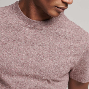 Logo personnalisé T-shirt imprimé à col rond pour hommes 100% T-shirts de qualité supérieure de couleur unie biologique du fournisseur BD - Product Image 2