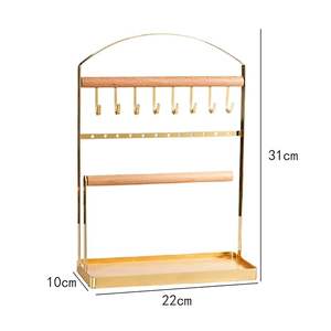 Private Branding Artistic Handcrafted Iron <b>Jewelry</b> Hanger With Leaf Pattern Perfect For Nature <b>Inspired</b> Home Decor And Storage - Product Image 6