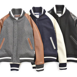 Vente en gros 2024 chenille broderie cuir manches baseball bomber letterman varsity veste - Product Image 1