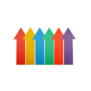 เครื่องหมายยางกรวยกีฬาเครื่องหมายเครื่องหมายบนสนามแบดมินตันทรงกรวยสติกเกอร์เส้นลูกเทนนิสทนทานต่อการสึกหรอ - Product Image 4