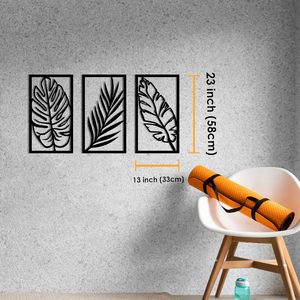 Feuille Design Mur Arts Fer Métal Mur Arts Maison Salon Chambre TV Fond Décoration À La Main Mur Arts - Product Image 4