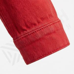 Veste en coton de qualité en gros, veste en jean personnalisée pour femmes, couleur personnalisée, jeans à manches longues, veste décontractée courte tendance - Product Image 6