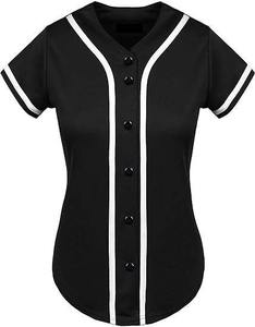 เสื้อเบสบอลแขนสั้นสำหรับผู้หญิงเครื่องแบบทีมซอฟต์บอล - Product Image 6