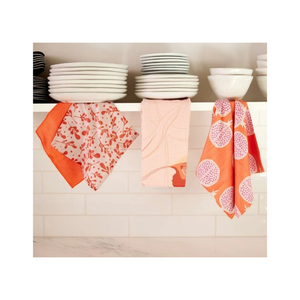 ผ้าเช็ดจานผ้าคอตตอนทอพิมพ์ลายสำหรับวางในห้องครัวขนาด45X65ซม. ได้รับการรับรองจาก Oeko tex กันซึมนุ่มซึมซับดี - Product Image 5