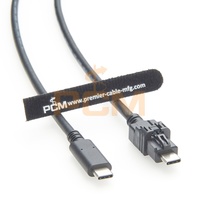 Connecteur de montage automobile sécurisé pour véhicule, câble d'alimentation et de données USB C mâle, anti-vibration pour DVR, écran de voiture