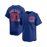 Maillot de baseball pour garçons, gris, personnalisable avec nom et numéro, 100 % polyester, sans manches, boutons sur le devant, sublimation, vêtements d'équipe