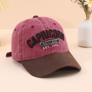 Venta al por mayor 100% algodón Vintage sombreros dos tonos desgastados gorras de béisbol personalizadas para los hombres - Product Image 5