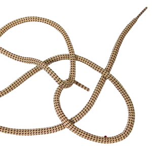 Tissu en dentelle de polyester tressé à noyau rond de 5mm avec taille et couleur personnalisables pour les applications de chaussures et de vêtements - Product Image 3