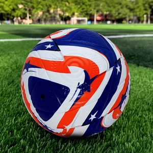 Match officiel chaud taille 5 ballon de Football professionnel pour hommes adultes haute élasticité PU doux haute élasticité ballons de football collés sans couture - Product Image 1