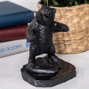 Figura de oso de shungita - Product Image 4