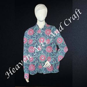 Increíble mejor calidad hecha a mano Casual tela verano manga completa romántica Casual verano elegante camisa - Product Image 5