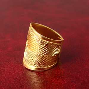 Latest Design Tribal Floral <b>Ring</b> Boho Brass <b>Rings</b> Women 18k Gold Plated Ethnic Sunburst Wide Band <b>Ring</b> Statement Wholesale - Product Image 3