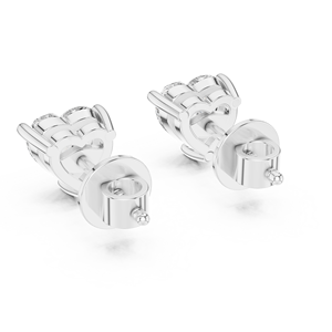 Pendientes colgantes de moissanita de corte brillante redondo para mujer S925 joyería de boda de diamante brillante de ley - Product Image 4