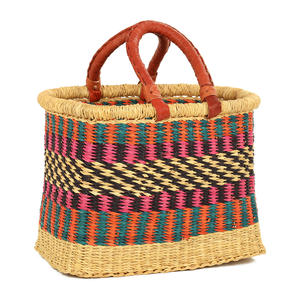 ตะกร้าฟางหญ้าทะเลธรรมชาติอเนกประสงค์สำหรับบ้านและห้องครัว - Product Image 2