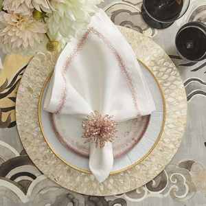 Sets de table en coquille de nacre de cuisine écologique de meilleure qualité, vaisselle plate en coquillage de luxe faite à la main au Vietnam - Product Image 3