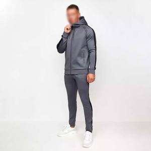 ชุดวอร์มผ้าฝ้ายขนแกะสำหรับใส่วิ่งออกกำลังกายมีซิปสำหรับผู้ชายชุดกีฬาใส่วิ่งออกกำลังกายมีซิปออกแบบโลโก้ได้ตามต้องการ - Product Image 6