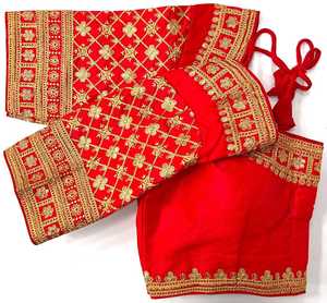 Blusa de seda RASIYA moderna Top formal de verano con patrón abierto frontal y hermoso nudo listo para usar - Product Image 5