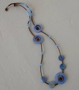 Collar de cuentas de resina de diamante transparente para fiestas de boda compromiso fiestas de Navidad y ropa de oficina - Product Image 2