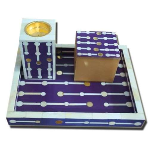 Quemador de incienso Bakhoor hecho a mano de Madre de la India, soporte de incrustaciones de hueso PERLA para la temporada de otoño para primavera y verano - Product Image 2