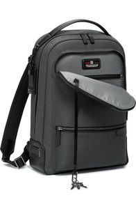 Nouveauté Sac à dos pour ordinateur portable professionnel personnalisé avec logo, léger, grande capacité, doublure en polyester rayée - Product Image 4