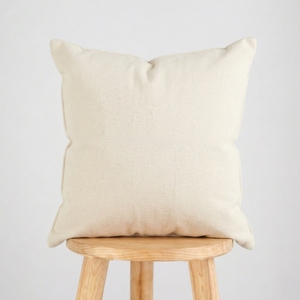 100% Cotton Canvas Cushion Cover Natural Premium Thick Sofa <b>Pillow</b> Case Decorative Home Use - Product Image 1