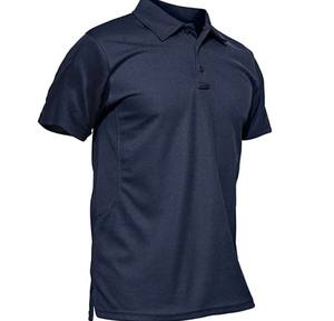 Camisetas Polo de manga corta de golf de verano con logotipo personalizado Camiseta polo deportiva transpirable para hombres de alta calidad - Product Image 4