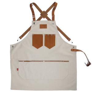 Tabliers de barbier sans manches personnalisés avec logo, tabliers de coupe de cheveux - Product Image 1