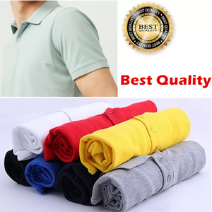 Vente en gros de nouveaux t-shirts polo décontractés pour hommes 100% coton couleurs personnalisées longs polos anti-rides à manches courtes de haute qualité - Product Image 4
