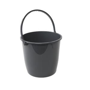 Cubo de Agua Redondo de Plástico Resistente de 12L con Asa Cómoda, Cubo Doméstico para Fregar con Tapa - Product Image 3